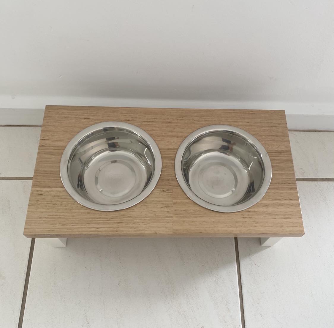 ON SALE! Extra Small Double Elevated Dog Bowl Stand