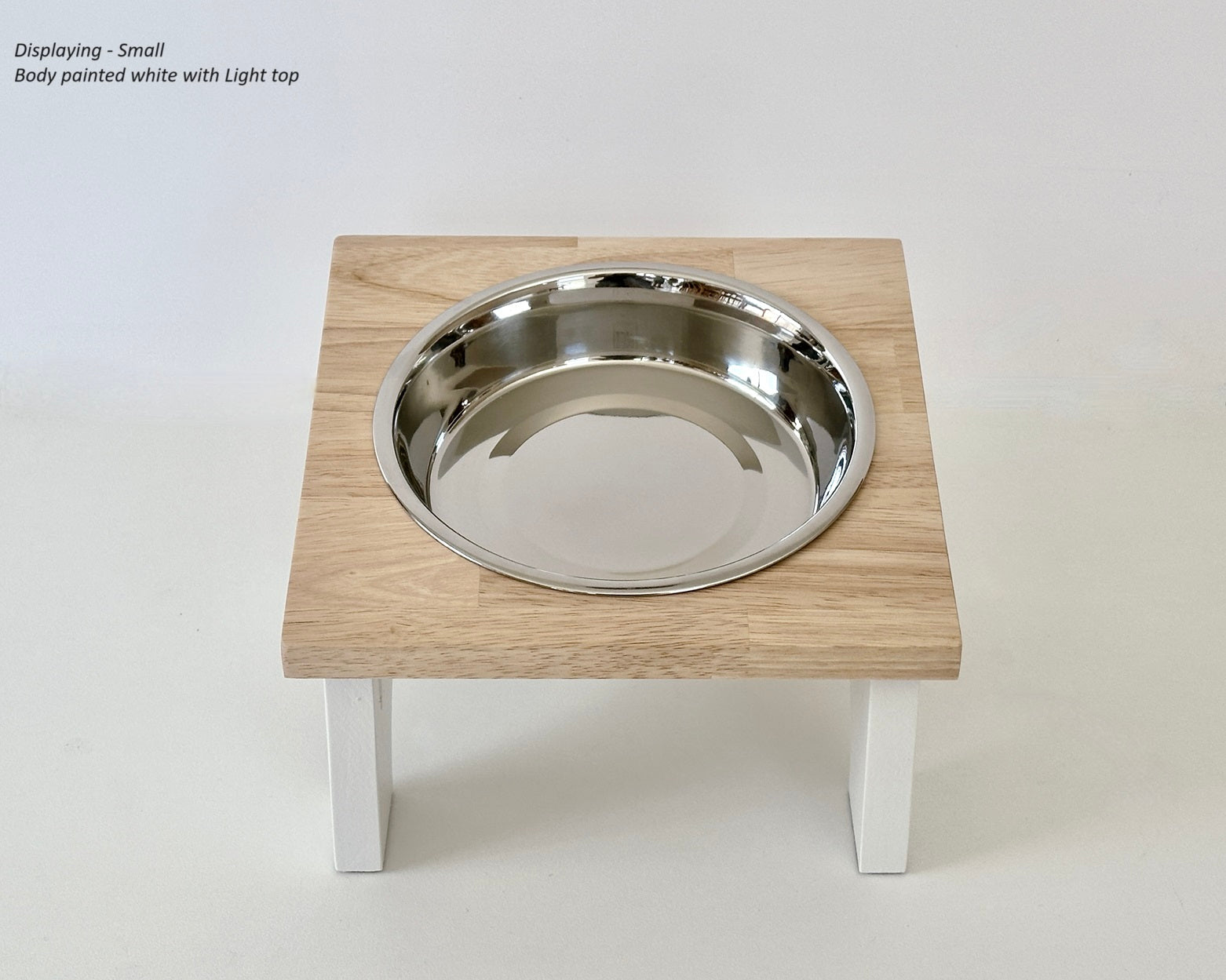 Elevated Dog Bowl Stand for flat face shorts snout breeds